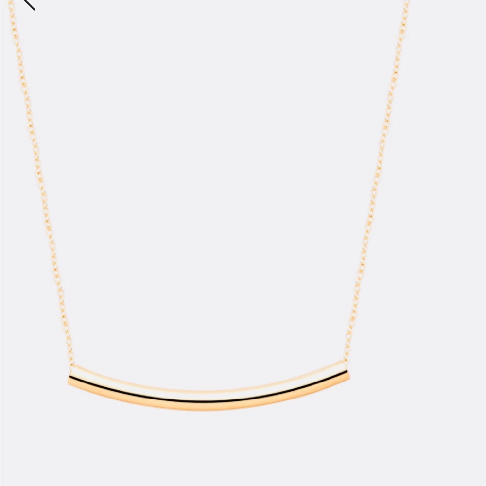 Curved Bar Necklace